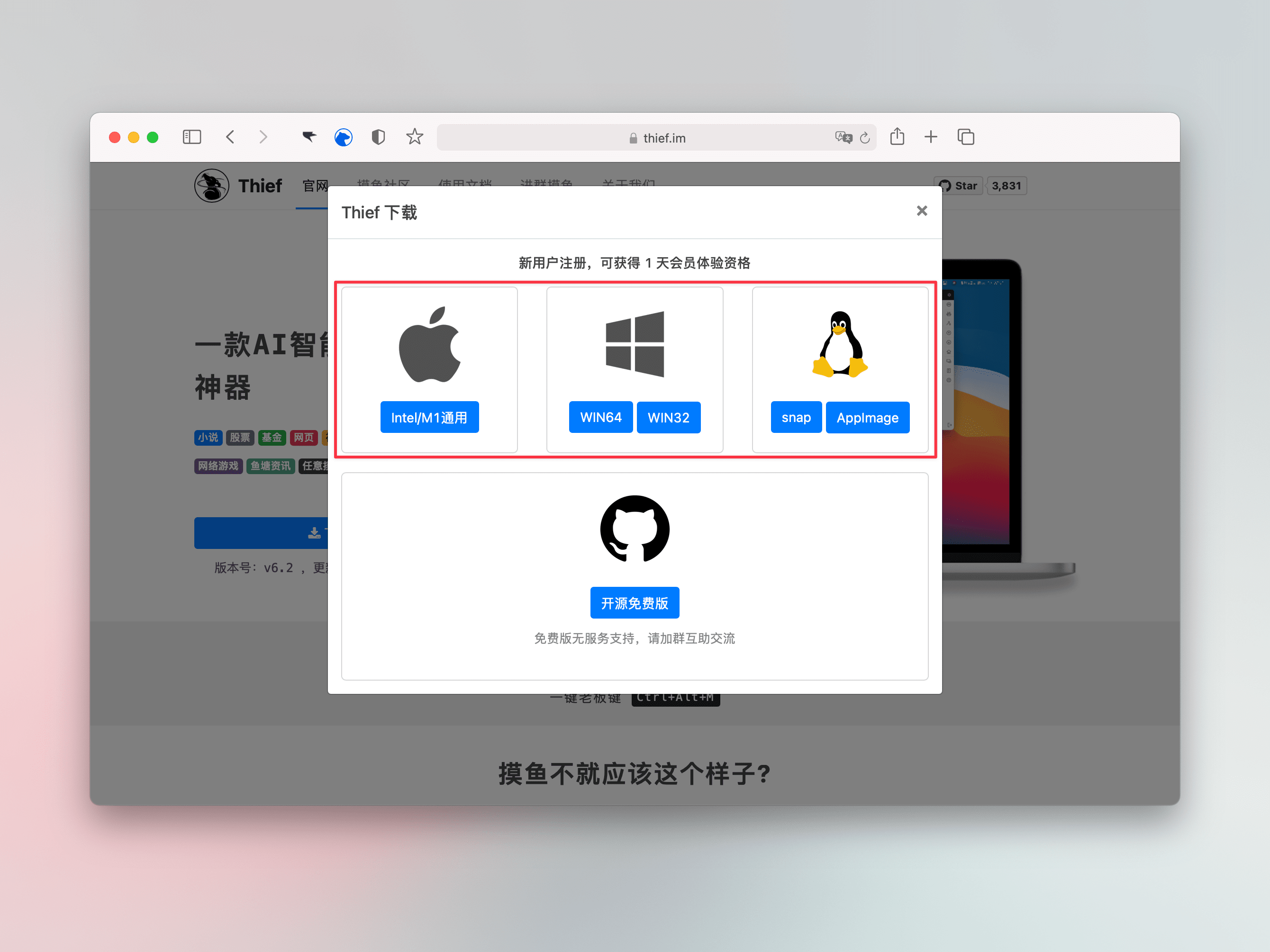 Thief摸鱼神器